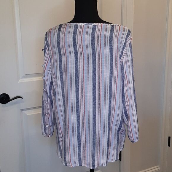 Como Black Open Sleeve Lightweight Top - Picture 3 of 8